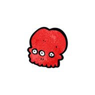 cartoon spooky mutant skull N2