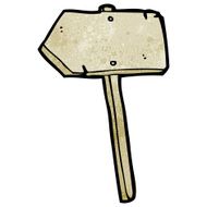 Cartoon Sign Post N70