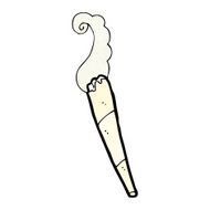 cartoon marijuana cigarette N17
