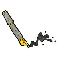 messy fountain pen cartoon N2