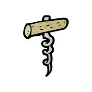 cartoon corkscrew N4