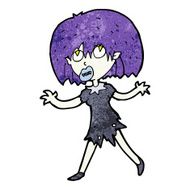 Cartoon Vampire Girl N262