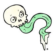 gross skull cartoon N5