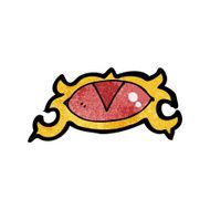 mystic eye symbol cartoon N2