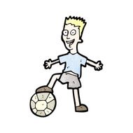 Cartoon Soccer Player N22