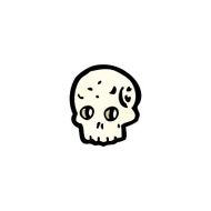 Cartoon Skull N72