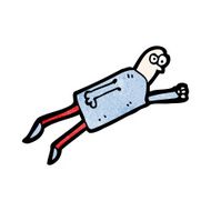 cartoon flying man N2