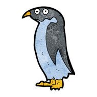 Cartoon penguin N69