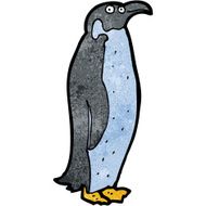 Cartoon penguin N70