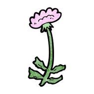 cartoon flower N468