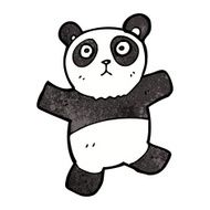 Cute Cartoon Panda N10