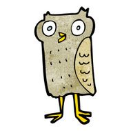 funny little owl cartoon N4
