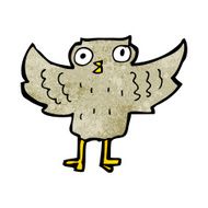 funny little owl cartoon N5