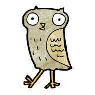 funny little owl cartoon N6