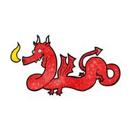 cartoon chinese dragon N17