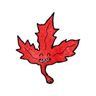 red maple leaf cartoon character N2