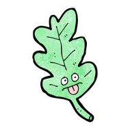 cartoon oak leaf N2