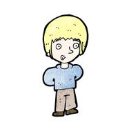 cartoon blond boy N11