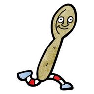 Cartoon Wooden Spoon N25