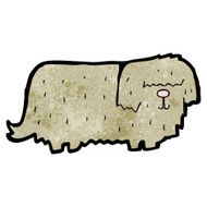 cartoon hairy dog N3