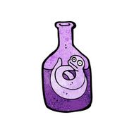 snake in bottle cartoon N5