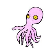 Cartoon Octopus N87