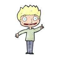 cartoon happy boy N271