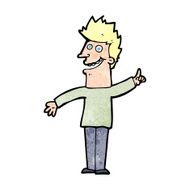 cartoon happy man N530