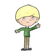 cartoon happy boy N274