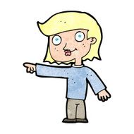 cartoon pointing person N13