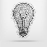 sketch light bulb