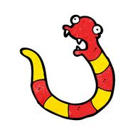 funny cartoon snake N63