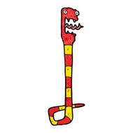 funny cartoon snake N68