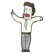 cartoon angry boss shouting N4