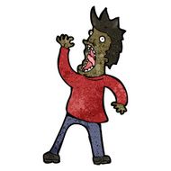 cartoon terrified man N278