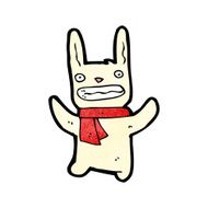 Funny cartoon rabbit N34