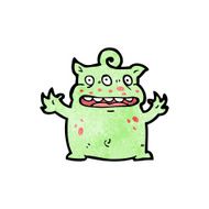 funny little monster cartoon N21