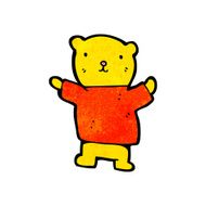 cartoon little teddy bear N18