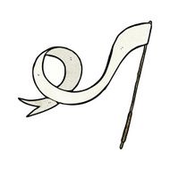 cartoon waving flag N17