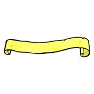 decorative scroll banner cartoon N8