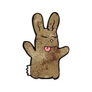 Cartoon Brown Rabbit N7