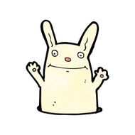 Funny cartoon rabbit N36