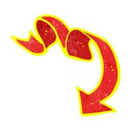 cartoon glowing arrow N11