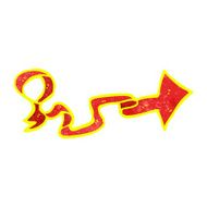 cartoon glowing arrow N14