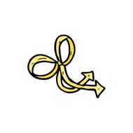 cartoon decorative bow N9