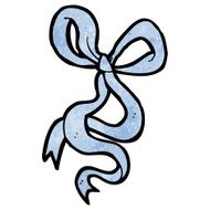 cartoon decorative bow N10