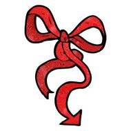 cartoon decorative bow N11