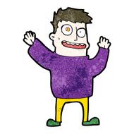 cartoon hallucinating man N4