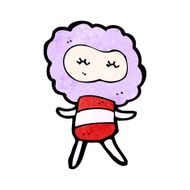cute cartoon cloud head creauture N7