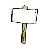 Cartoon Sign Post N71